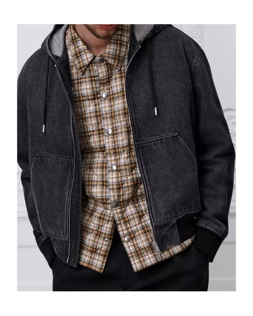 Dior Gray Hooded Jacket With Band for men