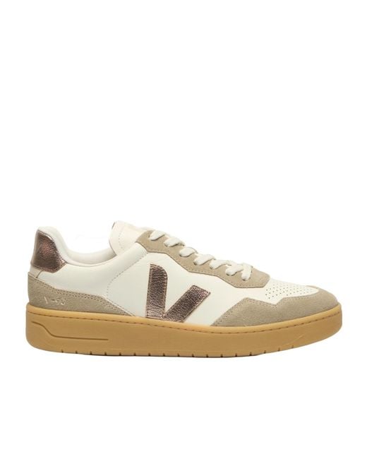 Veja V-90 Leather Pure Bronze Natural
