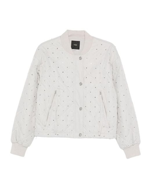 Pinko White Long Sleeve Jacket