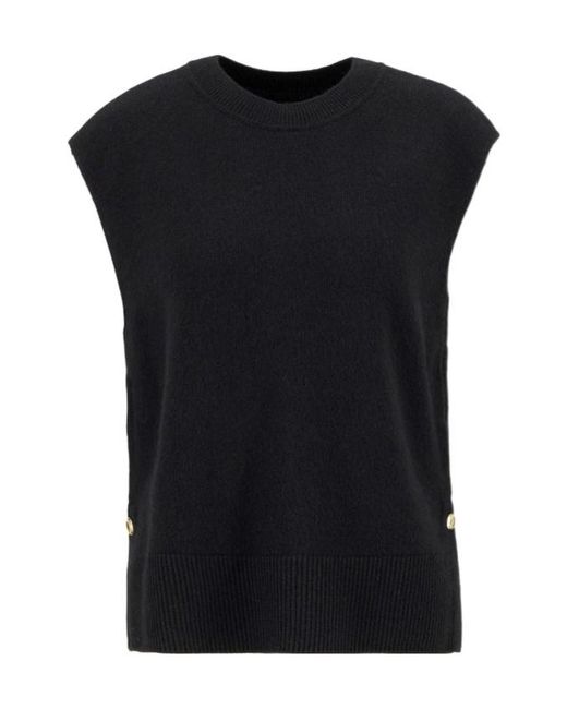 Barbour Black Sleeveless Sweater