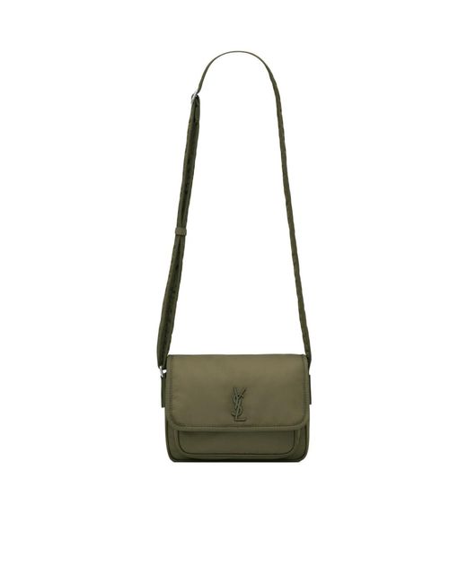 Saint Laurent Green Saint Laone Sizerent Niki Small Messenger for men