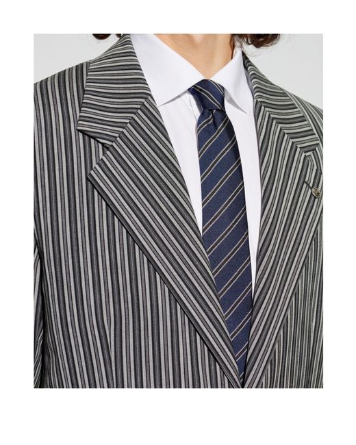 Givenchy Blue Striped Tie for men