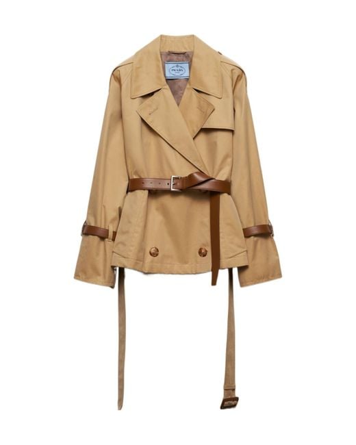 Prada Women's Natural Trench Coats