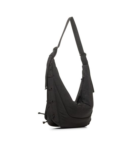 Lemaire Black Zippered Shoulder Bag for men