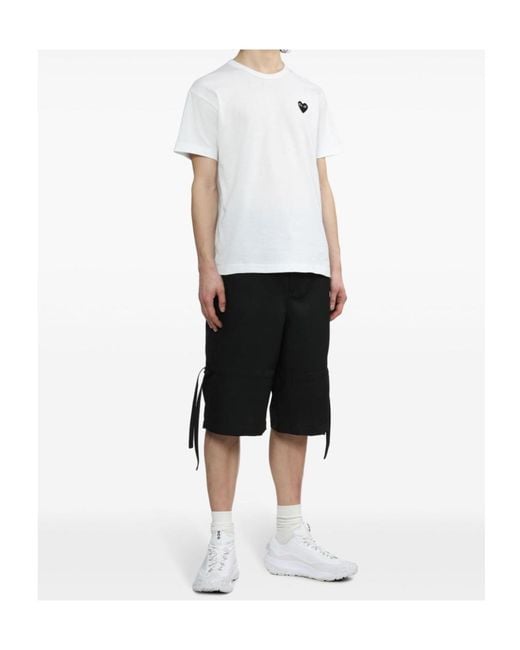 Comme des Garçons White Short-Sleeved T-Shirt