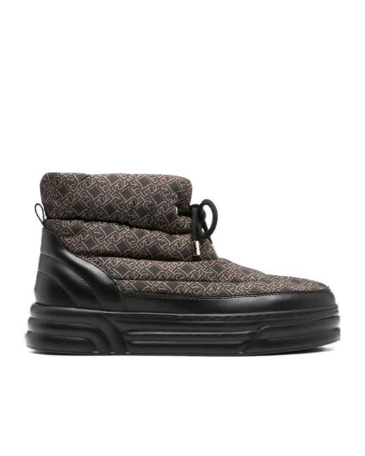 Liu Jo Black Cleo 50Mm Padded Flatform Boots