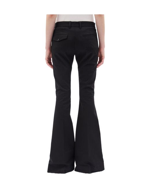 Ann Demeulemeester White Twill Trousers