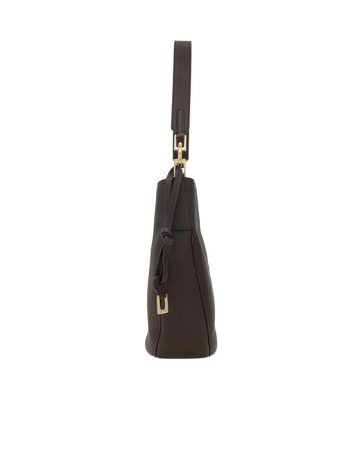 Ferragamo Black Hobo Bag (M)