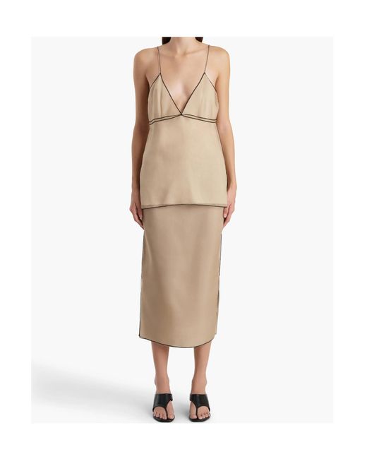 Khaite Natural Syndi Skirt