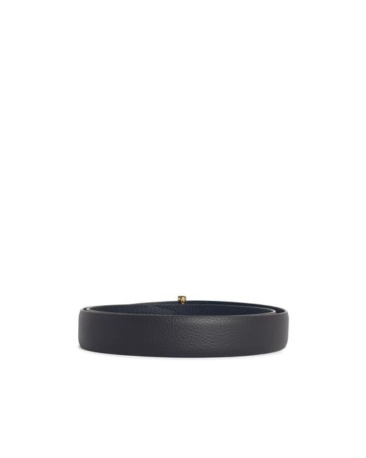 Tom Ford White T Plaque Belt for men
