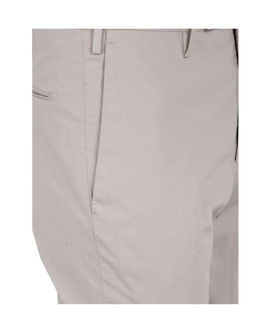 Incotex Gray Slim-Fit Chino Trousers for men