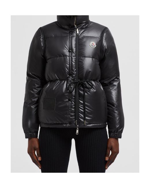 Moncler Natural Verone Reversible Short Puffer Jacket