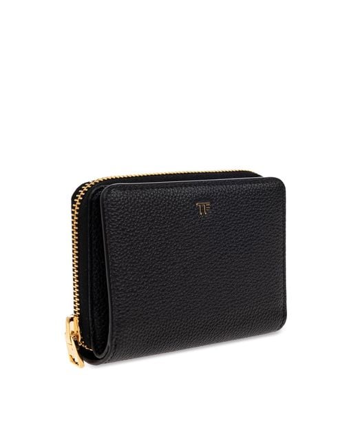 Tom Ford Black Wallet With Logo