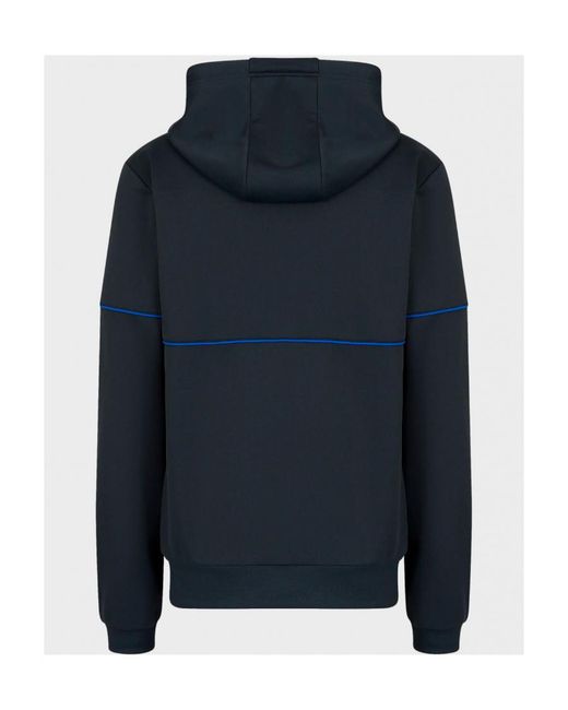 EA7 Blue Logo Pattern Sweater for men