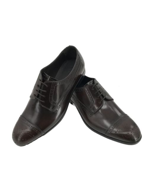 Emporio Armani Black Logo Business Casual Shoes for men