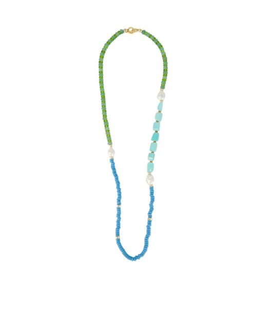 Lizzie Fortunato White Beaded Necklace