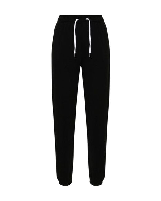 Polo Ralph Lauren Black Pony Embroidered Drawstring Track Pants
