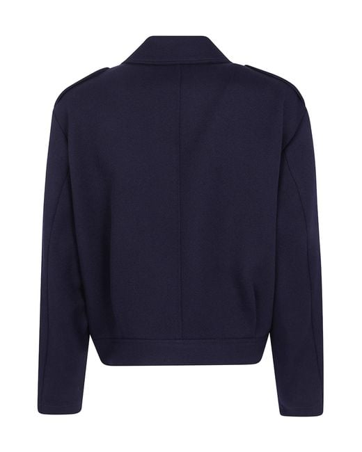Emporio Armani Blue Long-Sleeved Casual Jacket for men