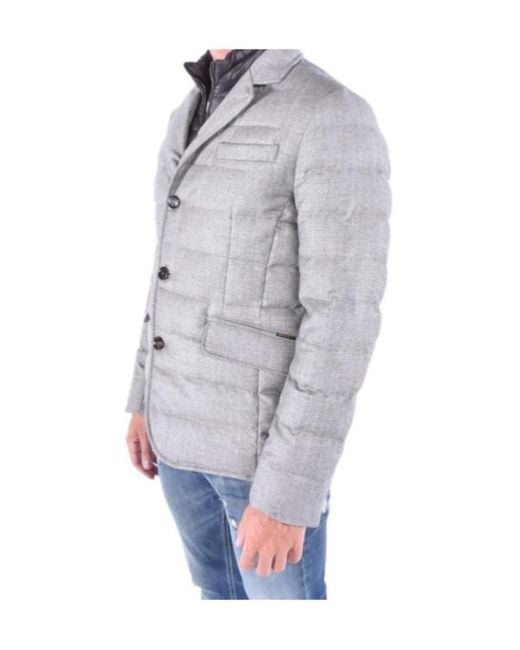 Moorer Blue Nomos Padded Jacket for men