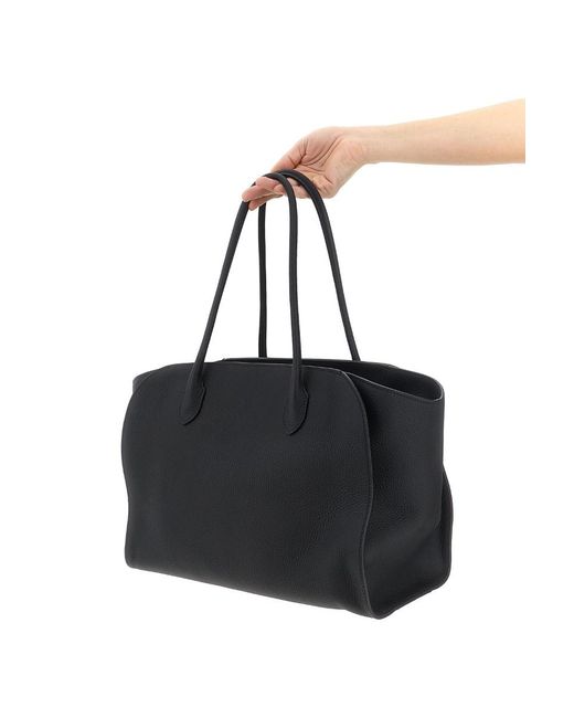 The Row Black Marlo 14 Tote Bag