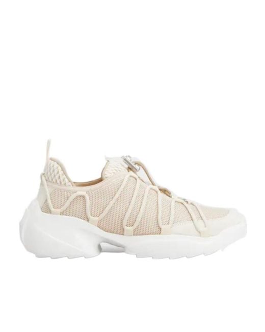Roger Vivier White Viv' Zag Sneakers
