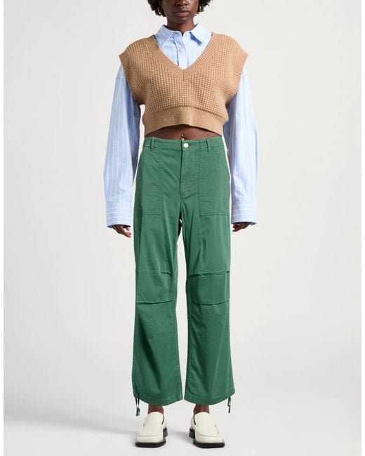 Rag & Bone Green Plain Colour Casual Trouser