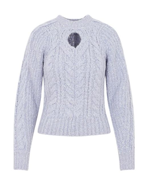 Isabel Marant Blue Noelys Alpaca Sweater