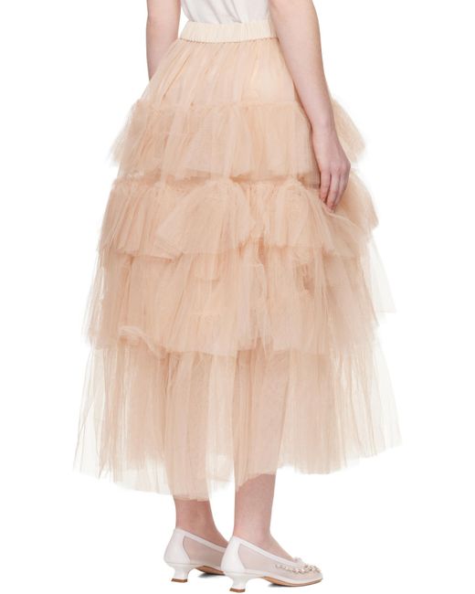 Simone Rocha Natural Ballet Skirt