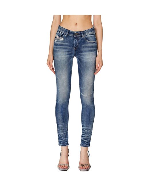 DIESEL Blue 2017 Slandy Skinny Jeans