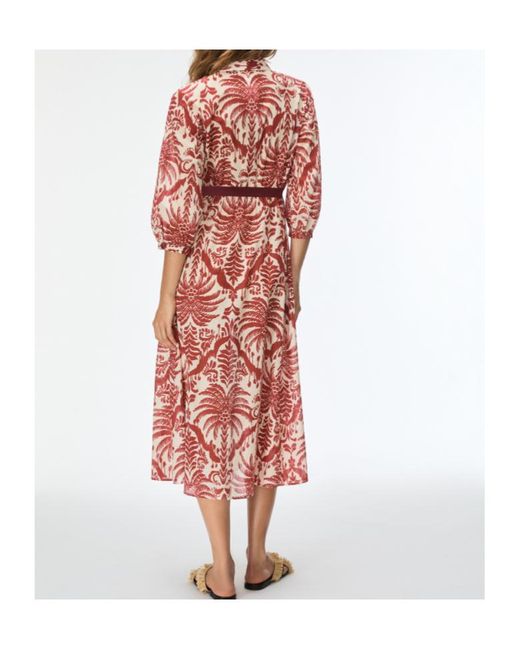 iBlues Flared, Figure-Skimming Dress