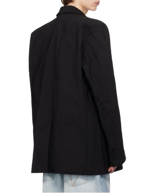 Vetements Blue Single Breasted Blazer for men