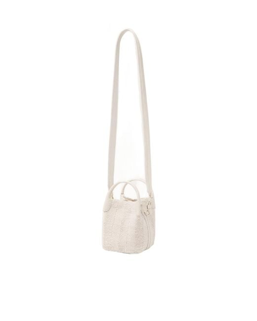 Loro Piana White Bale Mini Shoulder Bag