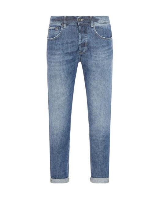 Dondup Blue Multi-Pocket Jeans for men