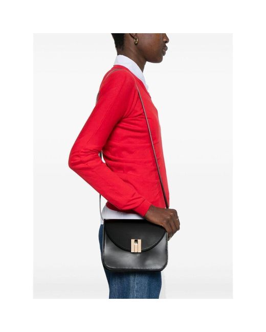 Bally Black Logo Shoulder Bag