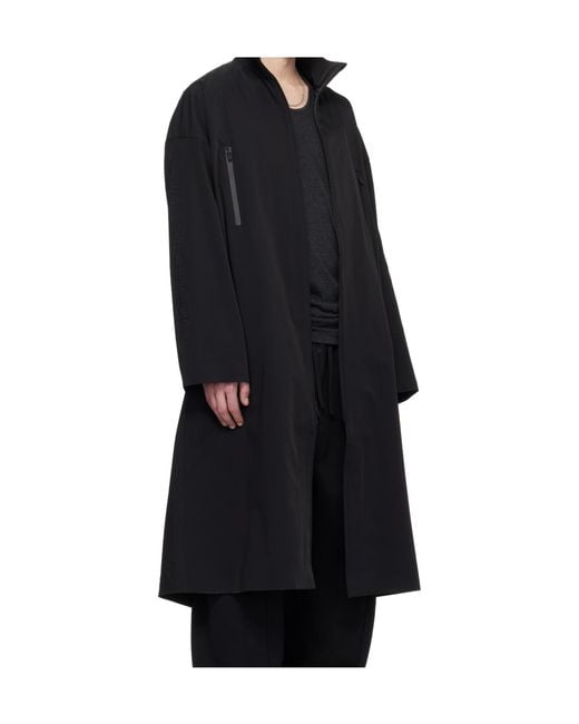 Fear Of God Black Essentials Active Trace Trench Coat for men
