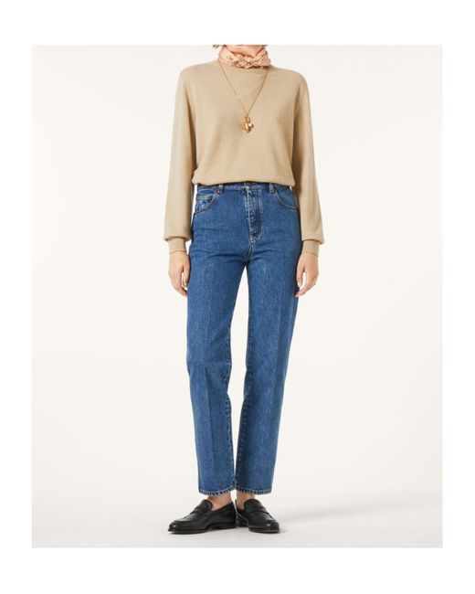 Loro Piana Natural Arona Crew Neck Sweater