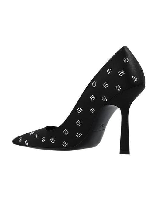 Alexander Wang Black Delphine Embellished Pumps