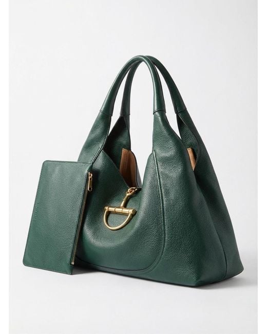 Gucci Green Softbit Maxi Shoulder Bag