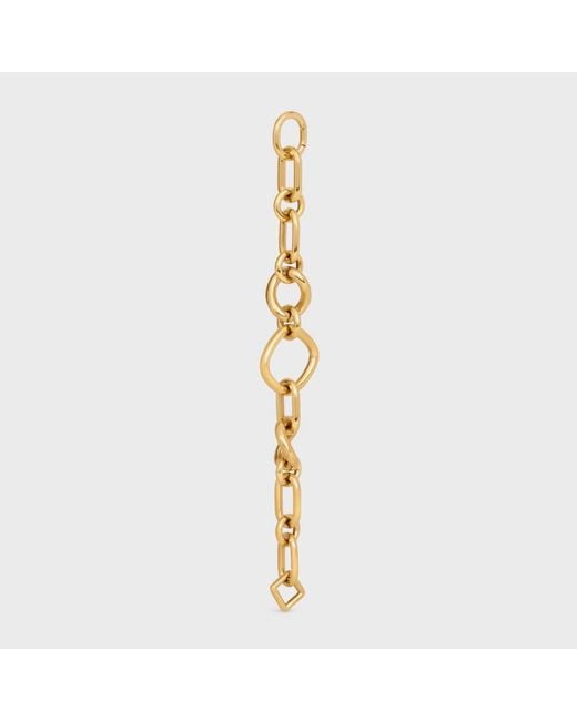Céline Metallic Charms Modern Thin Gourmette