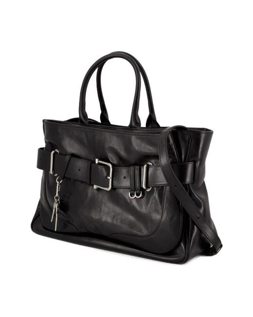 OSOI Black Brocle Shopper Bag