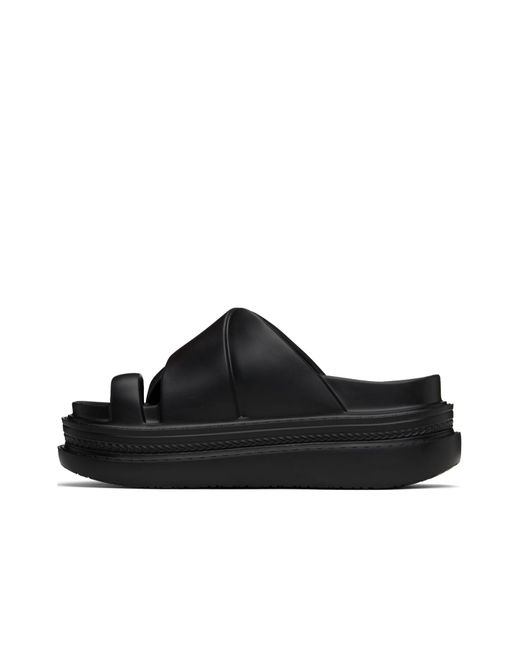 Sacai Black Foam Multi-Layered Platform Sandals for men