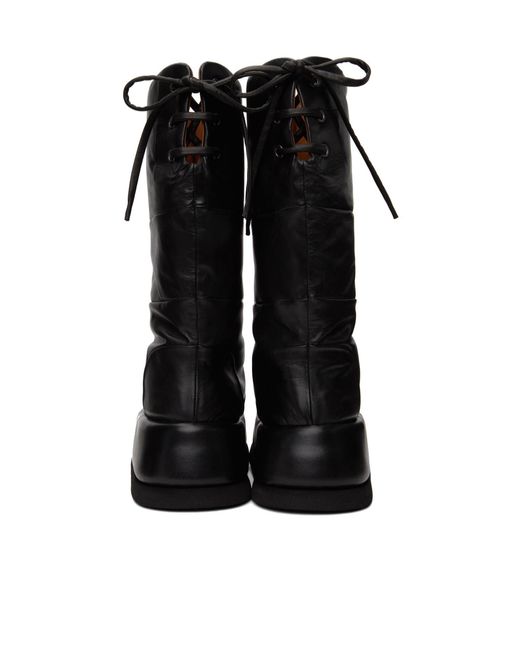 Marsèll Black Bombo Round Head Boots