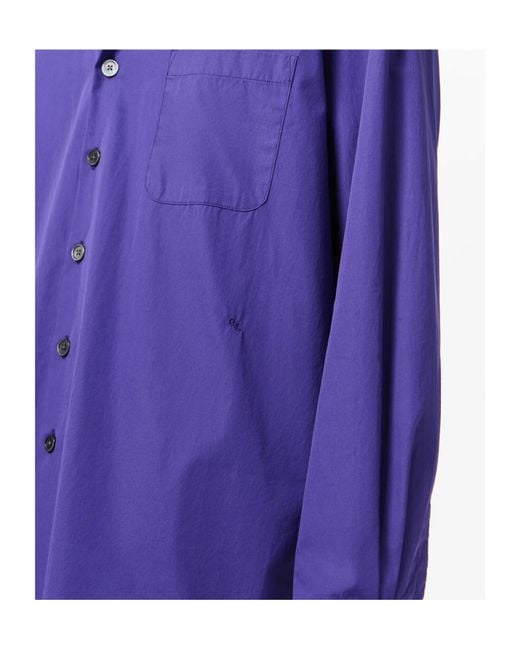 Our Legacy Purple Above Oversized Shirt for men