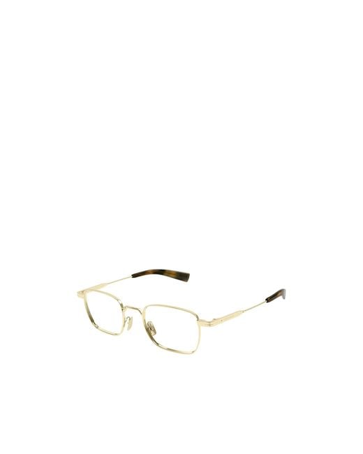 Saint Laurent White Eyewear Sl 729 Rectangular Glasses And Frames for men