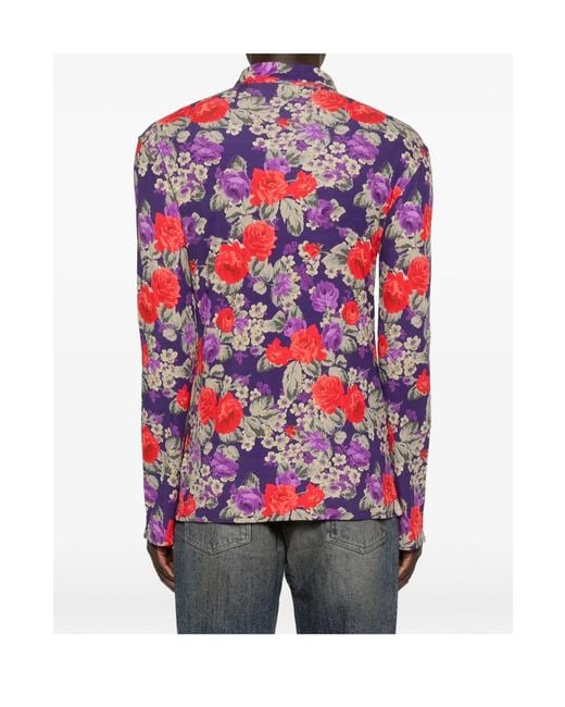 Acne Red Long-Sleeved Shirt for men