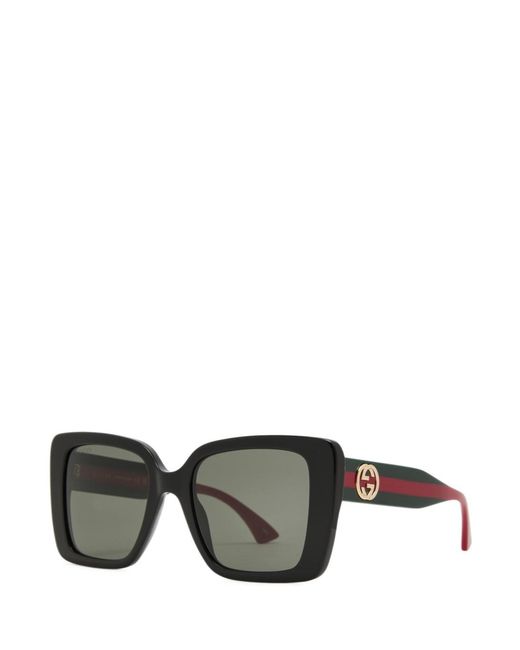 Gucci Multicolor Square-Frame Sunglasses