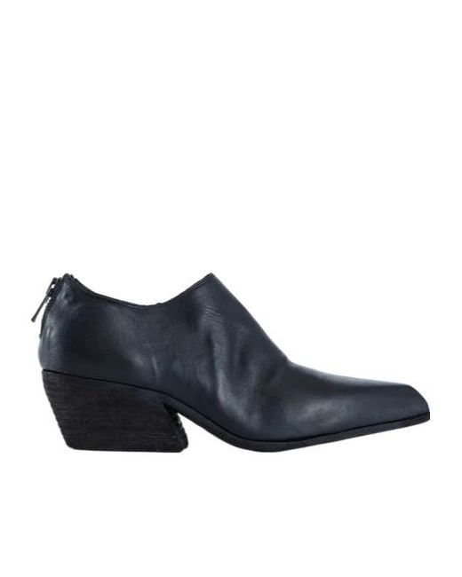 Guidi Blue Round-Toed High Heels