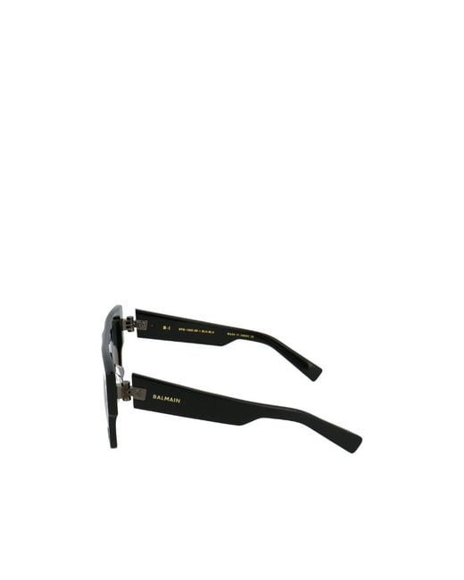 Balmain Black Logo Sunglasses for men