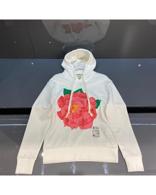 Gucci Pink X Ken Scott Floral-Print Hoodie