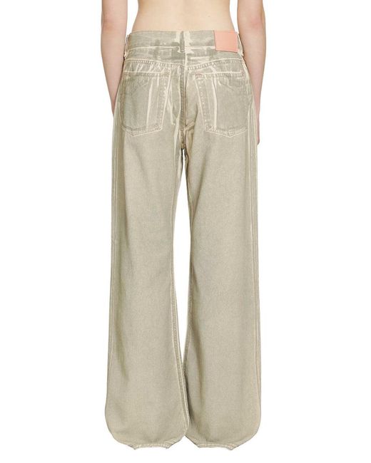 Acne Natural Belt Loop Jeans